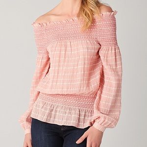 Tory Burch Millicent Blouse Peasant Top As Is